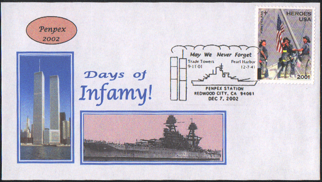 2002-Dec7_Days-of-Infamy_cachet_100dpi | PENPEX & Sequoia Stamp Club